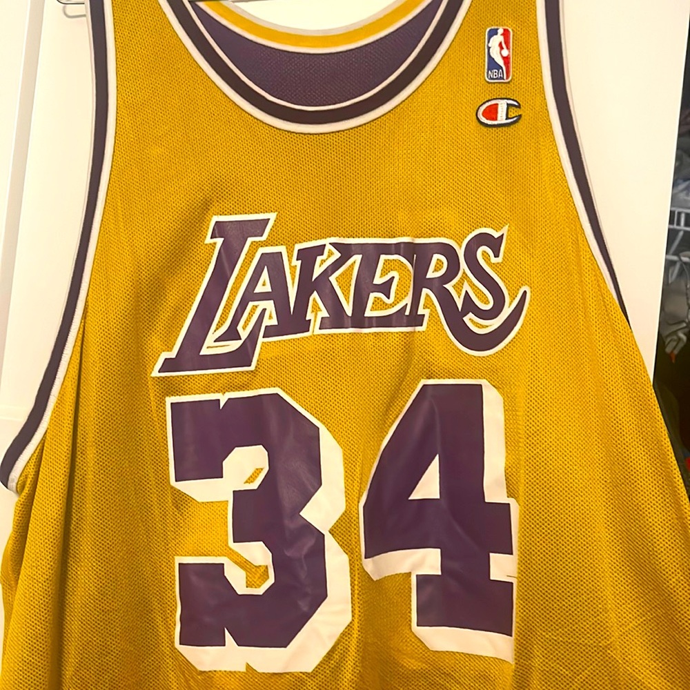 Reversible Shaquille O’Neal Champion Jersey 🔥🏀🏆